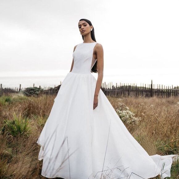 Jenny Yoo Audrey Wedding Gown Size 10 NEW - Picture 1 of 9